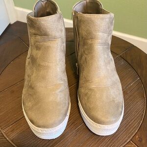 Tan Suede Ankle Boots